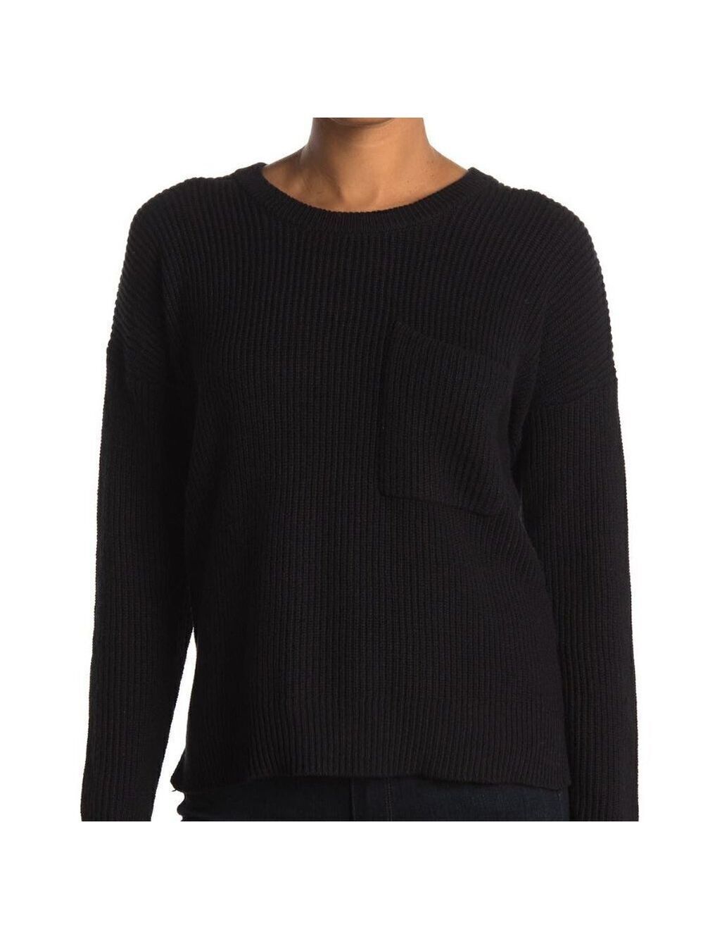 Madewell BNWOT sweater Thompson chest pocket black